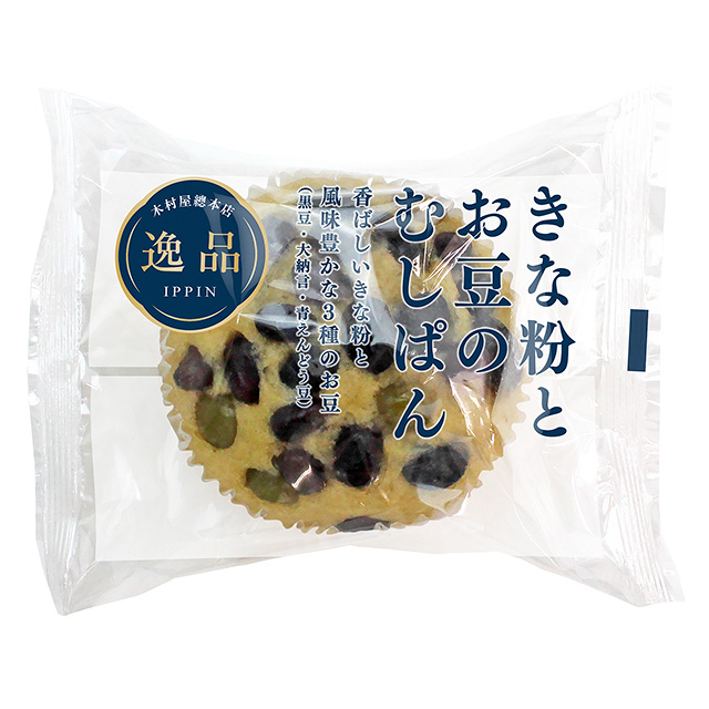 きな粉とお豆のむしぱん（172円）