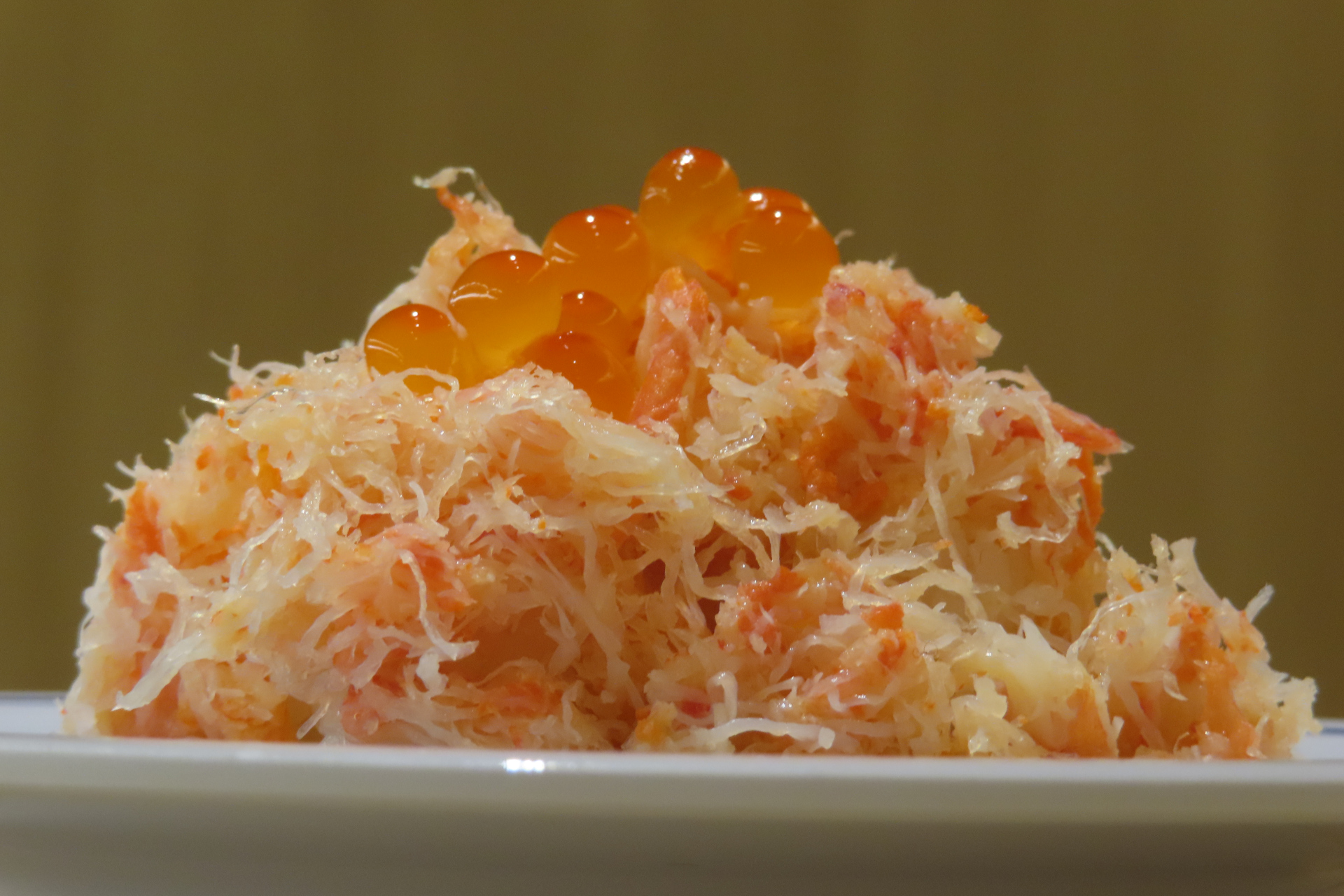 “赤富士”を表現した縁起のいいメニューを用意