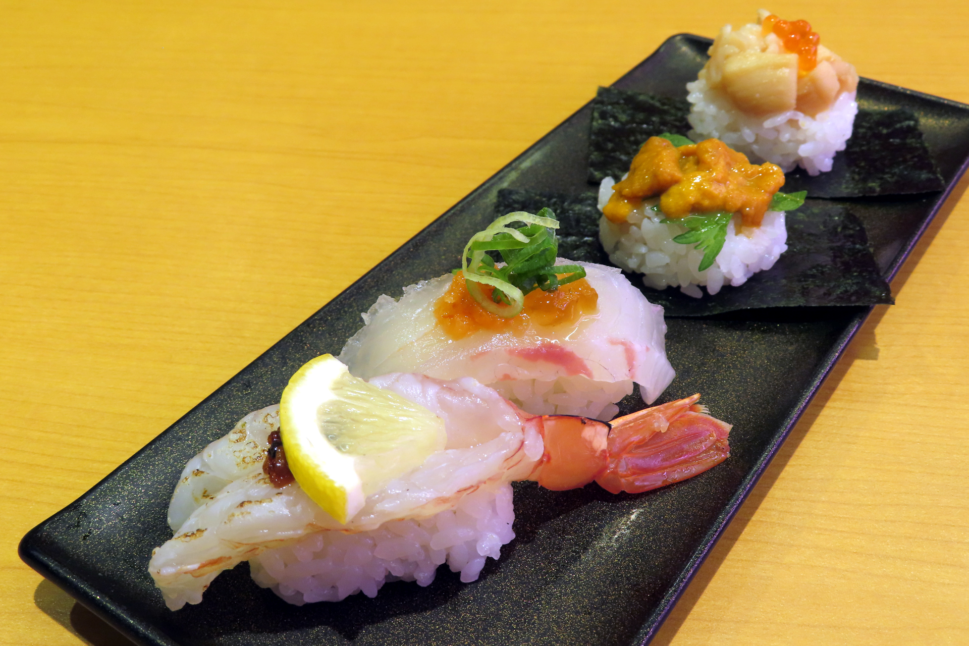 匠のすし技4種盛