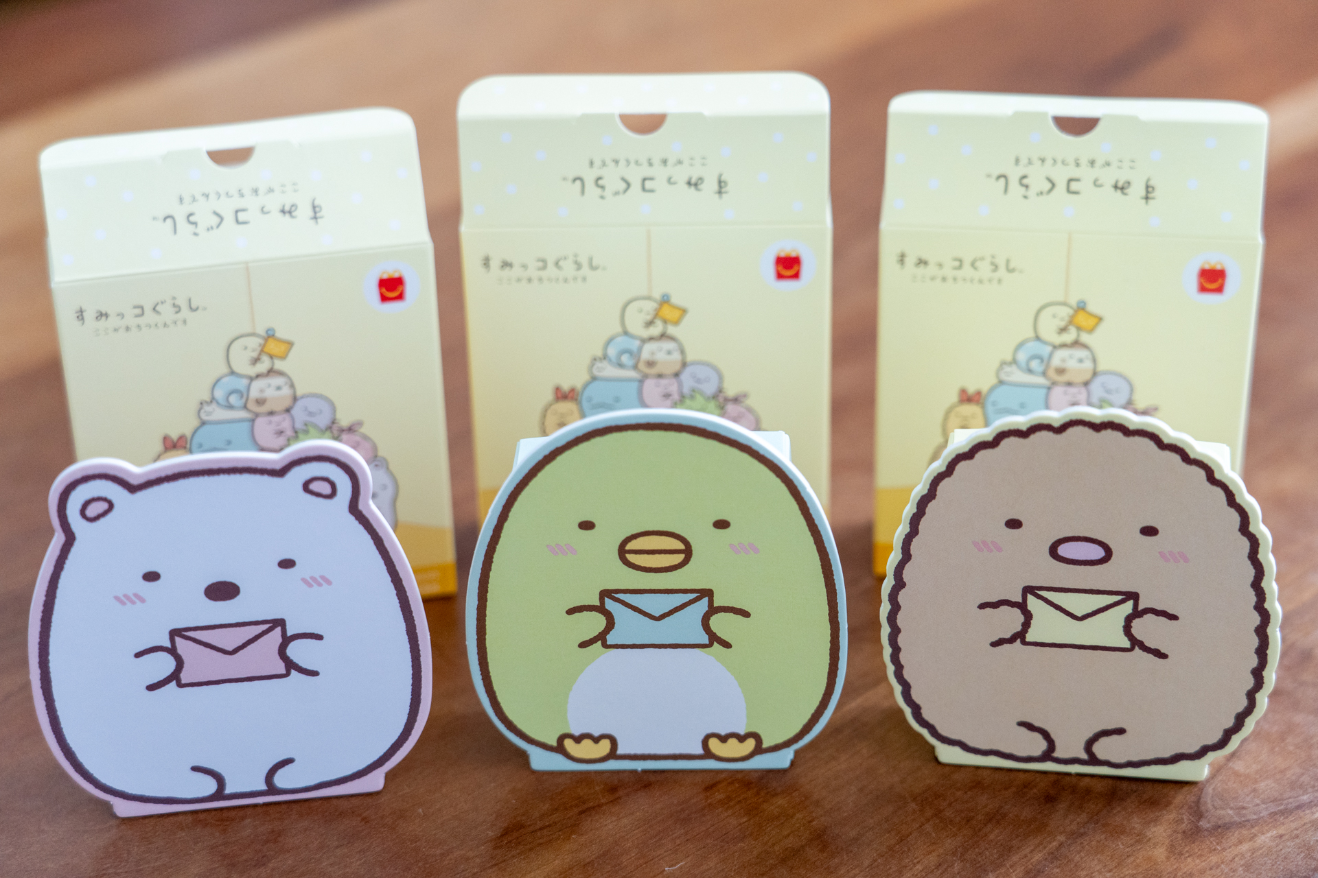 第1弾のしろくま、ぺんぎん？、とんかつ