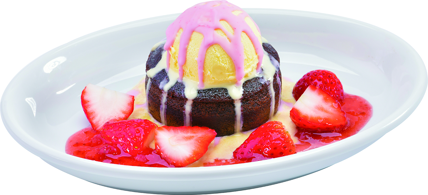「苺のホットショコラ」（572円）
