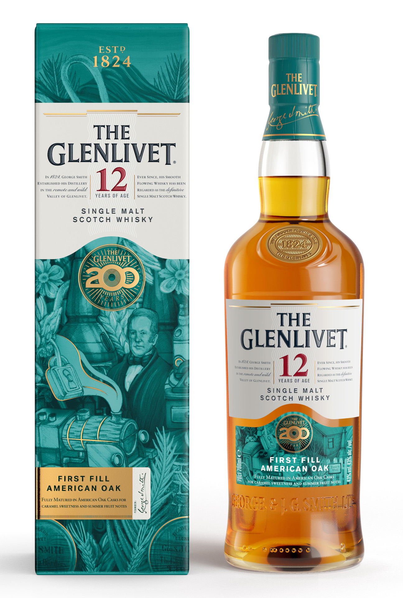 「ザ・グレンリベット 12年 200周年記念 限定ボトル」（8800円前後）