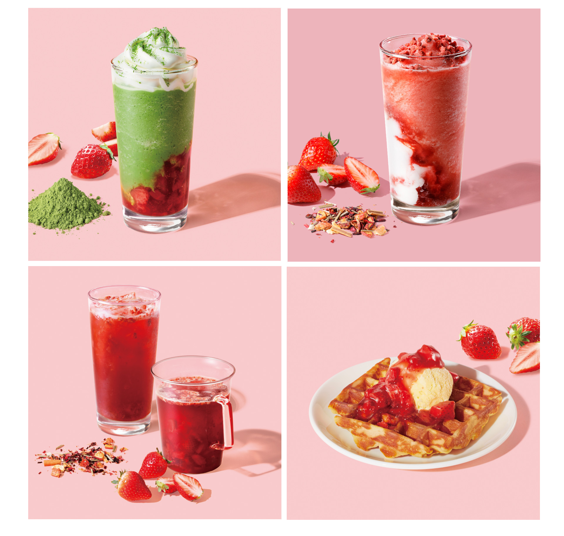 スターバックス ティー＆カフェ「ティー＆ストロベリー」が楽しめるメニュー