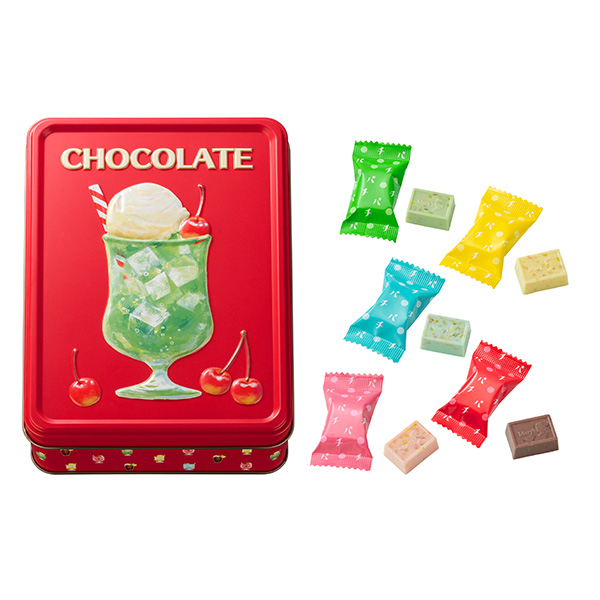 メリーチョコレート「はじけるキャンディチョコレート。」（378円～1944円）