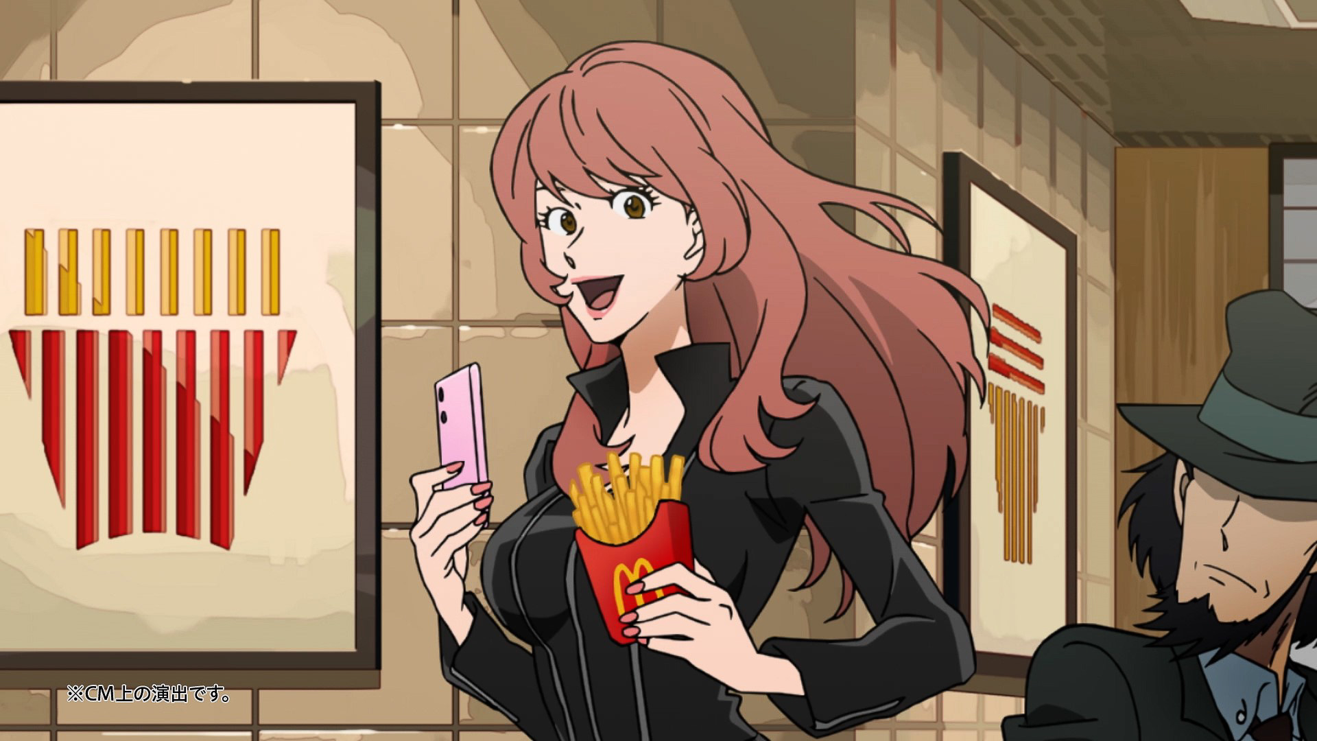 ルパン一味とのコラボCM第4弾「モバイルオーダーでポテトがおトク♪」篇も1月19日から放映開始