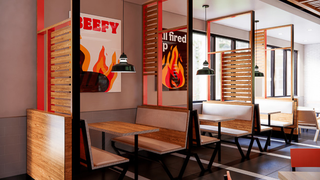 バーガーキング店舗イメージ