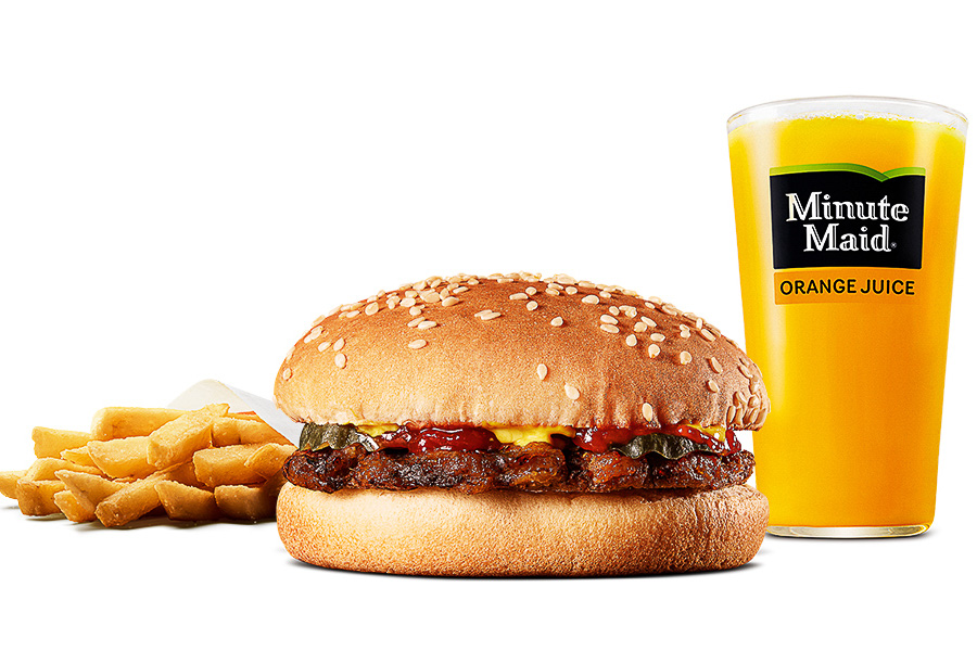 「ハンバーガー キッズセット」（410円）