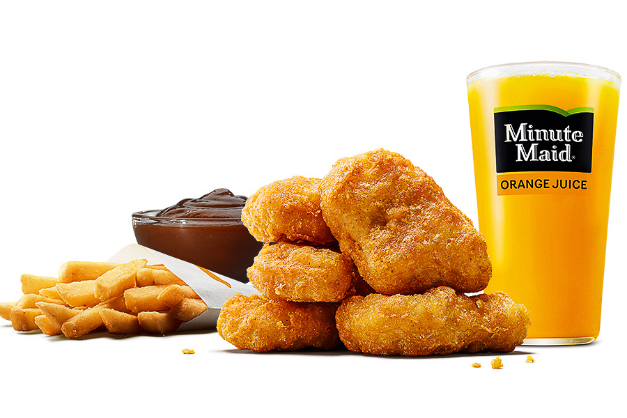 「チキンナゲット キッズセット」（460円）