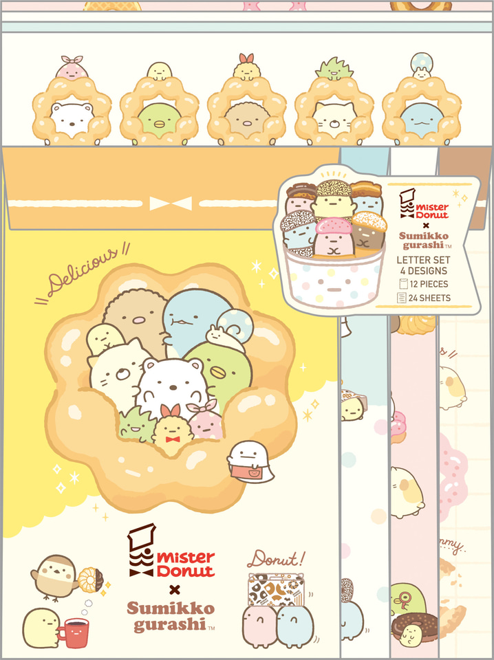 すみっコぐらし×ミスド」の“ミニトートバッグ/ぬいぐるみ/クッション