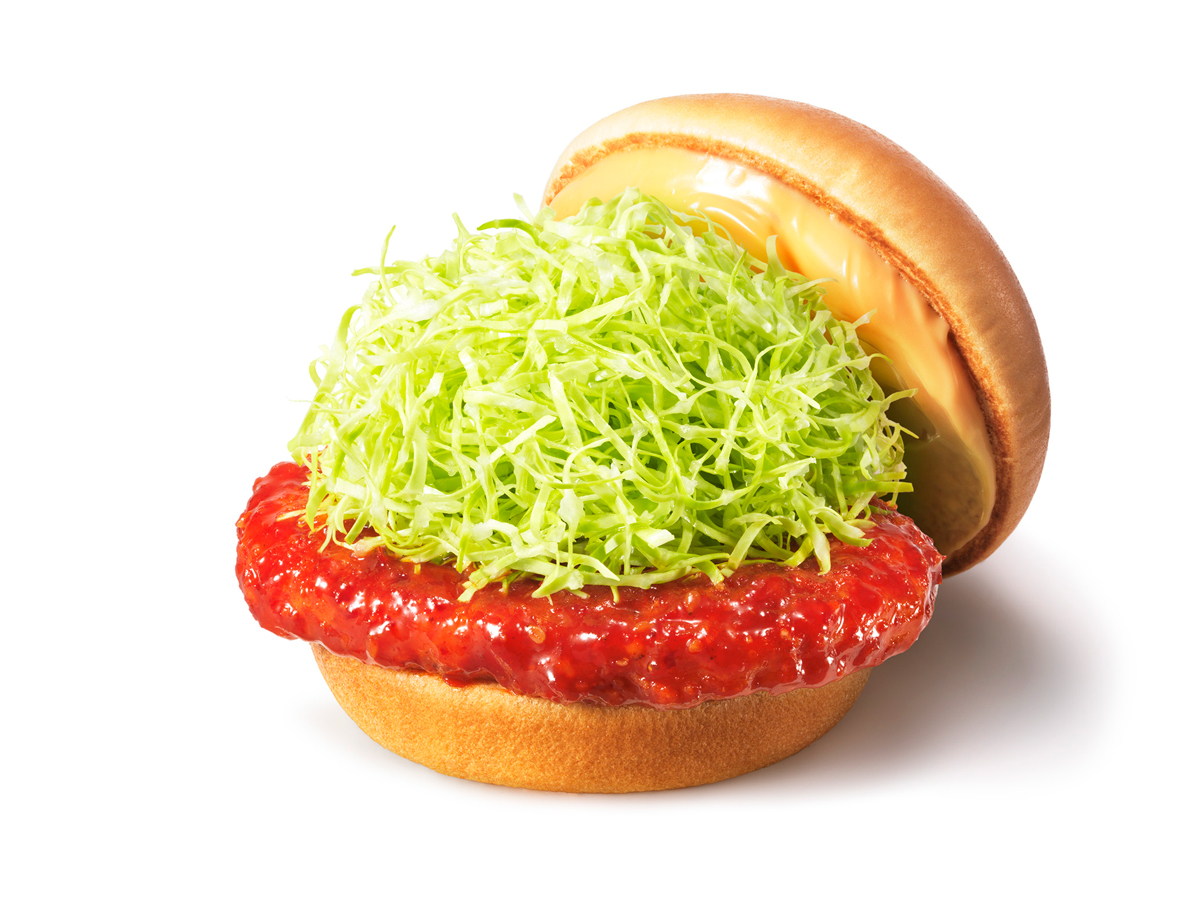 “とり竜田バーガー”の新作「辛旨 ヤンニョムチキンのとり竜田バーガー～なめらかチーズソース～」