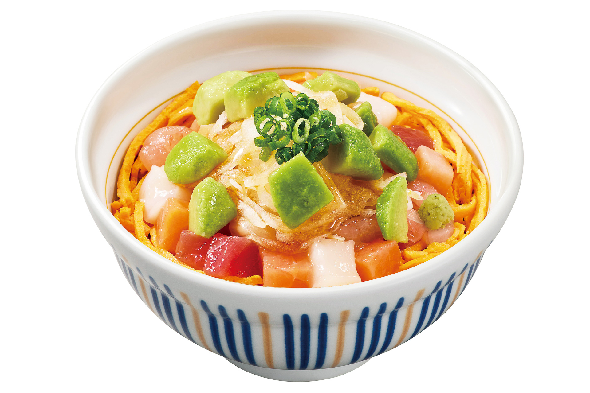 なか卯「海鮮アボカド丼」（並盛 790円）