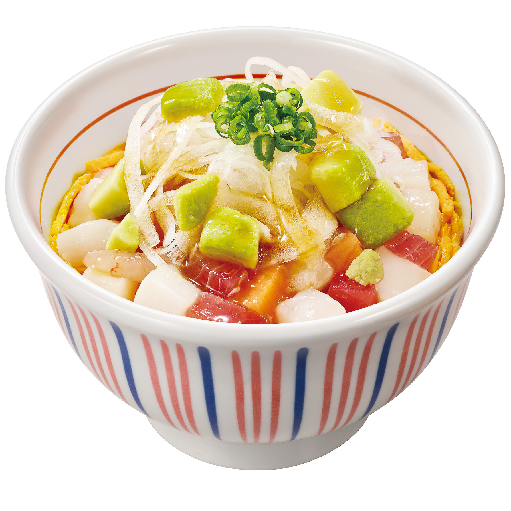 「海鮮アボカド丼」（特盛1280円）