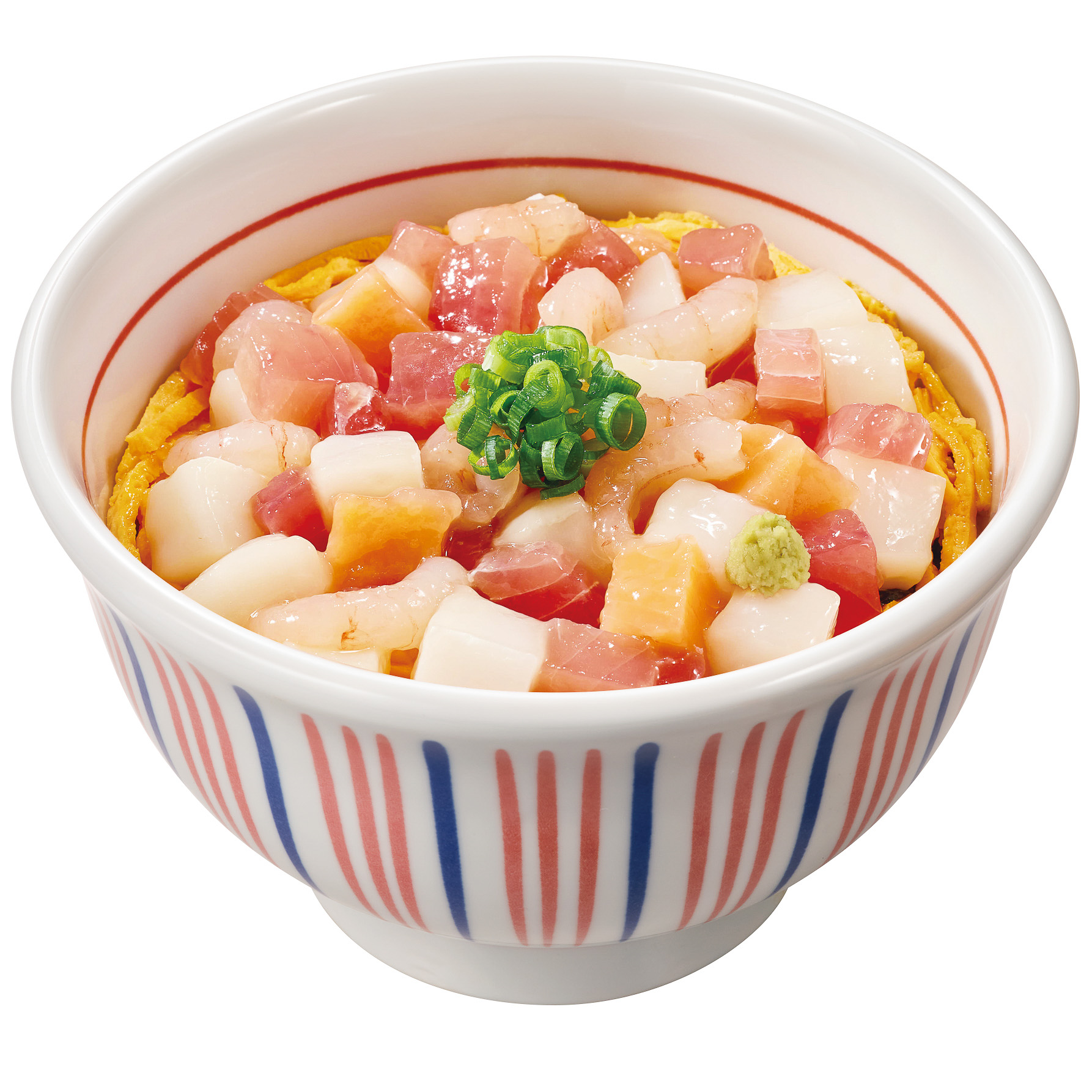 「海鮮ちらし丼」（特盛 1180円）