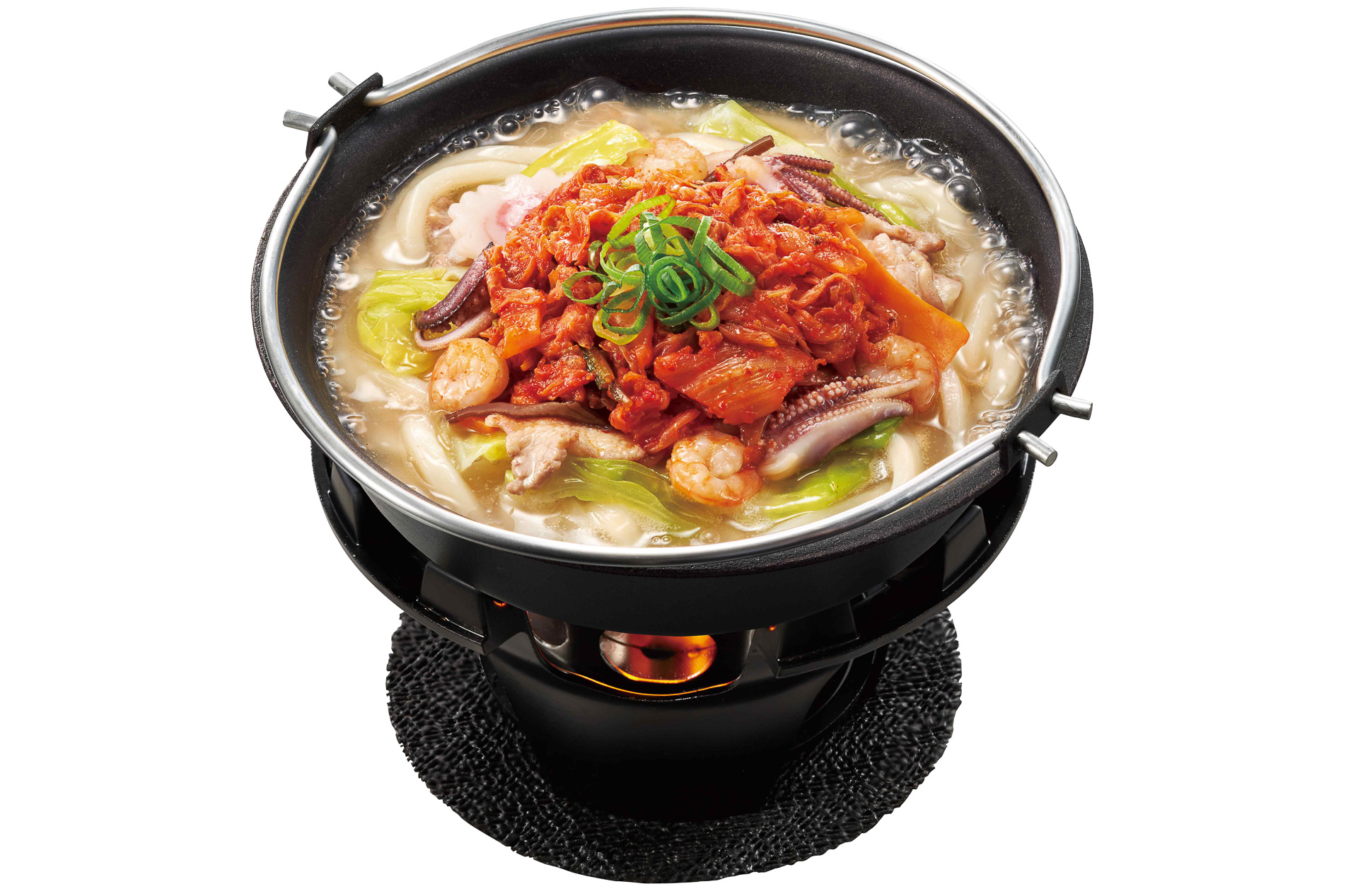 「キムチ海鮮ちゃんぽんうどん」（単品 940円）