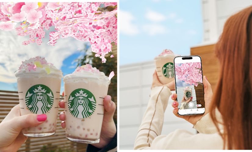 スタバ、新作「花見だんご フラペチーノ」2月15日発売。“3色 スタバ、新作「花見だんご フラペチーノ」2月15日発売。“3色