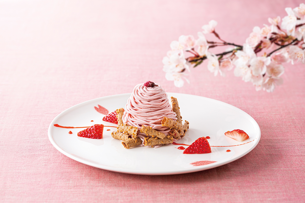 青山本店に併設する「BLUE BRICK LOUNGE」で「春色テラス」を展開