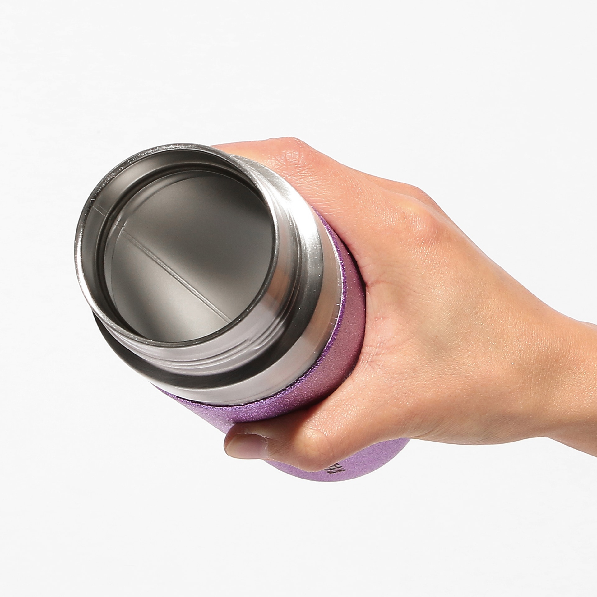 「ステンレスボトルSTANLEYグリッターパープル473ml」（5300円）