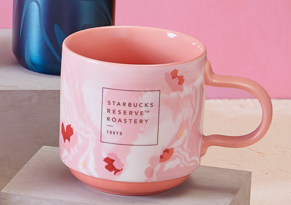 「スターバックス リザーブ ロースタリー マグマーブル サクラ2024 355ml」（3600円）