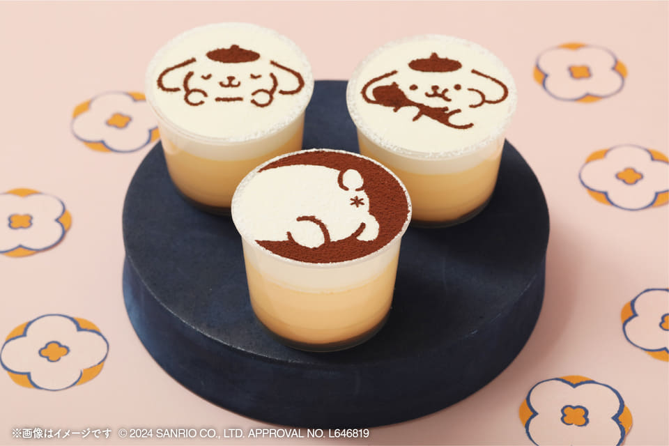 パステル「ポムポムプリン」コラボのケーキ/プリン/シフォンなど発売