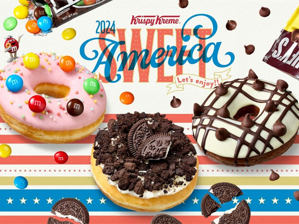 クリスピー・クリーム・ドーナツ「HERSHEY'S」「OREO」「M&M'S」と