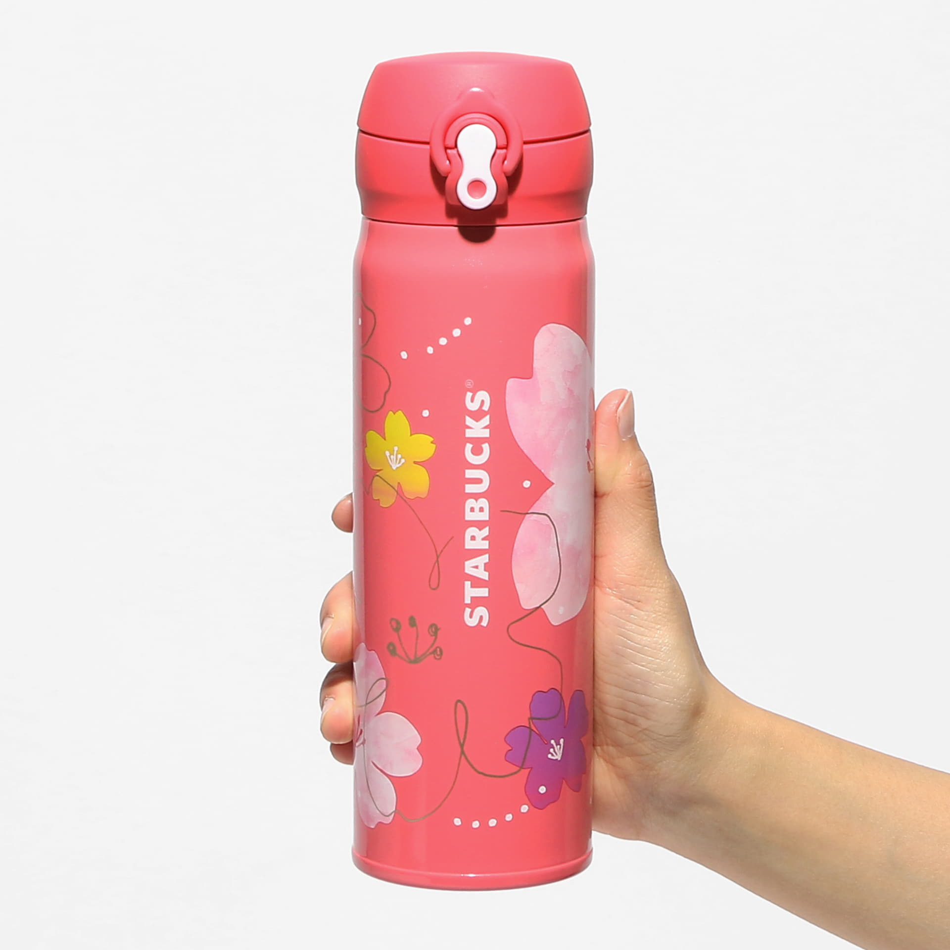 「SAKURA2024ハンディーステンレスボトルビビッドピンク500ml」（5500円）