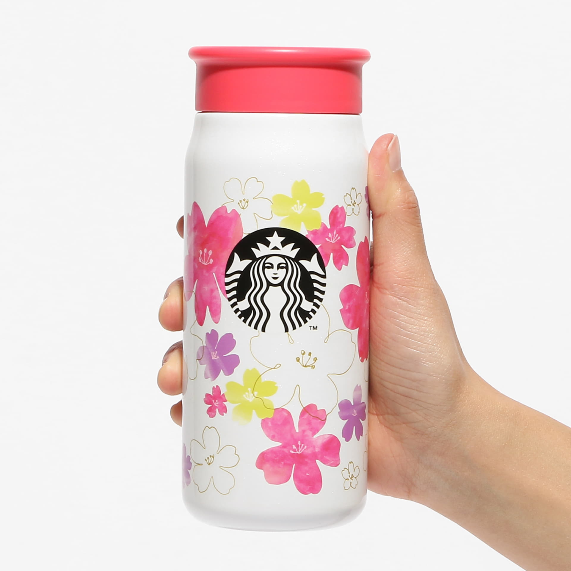 「SAKURA2024ステンレスミニボトルホワイト355ml」（4900円）