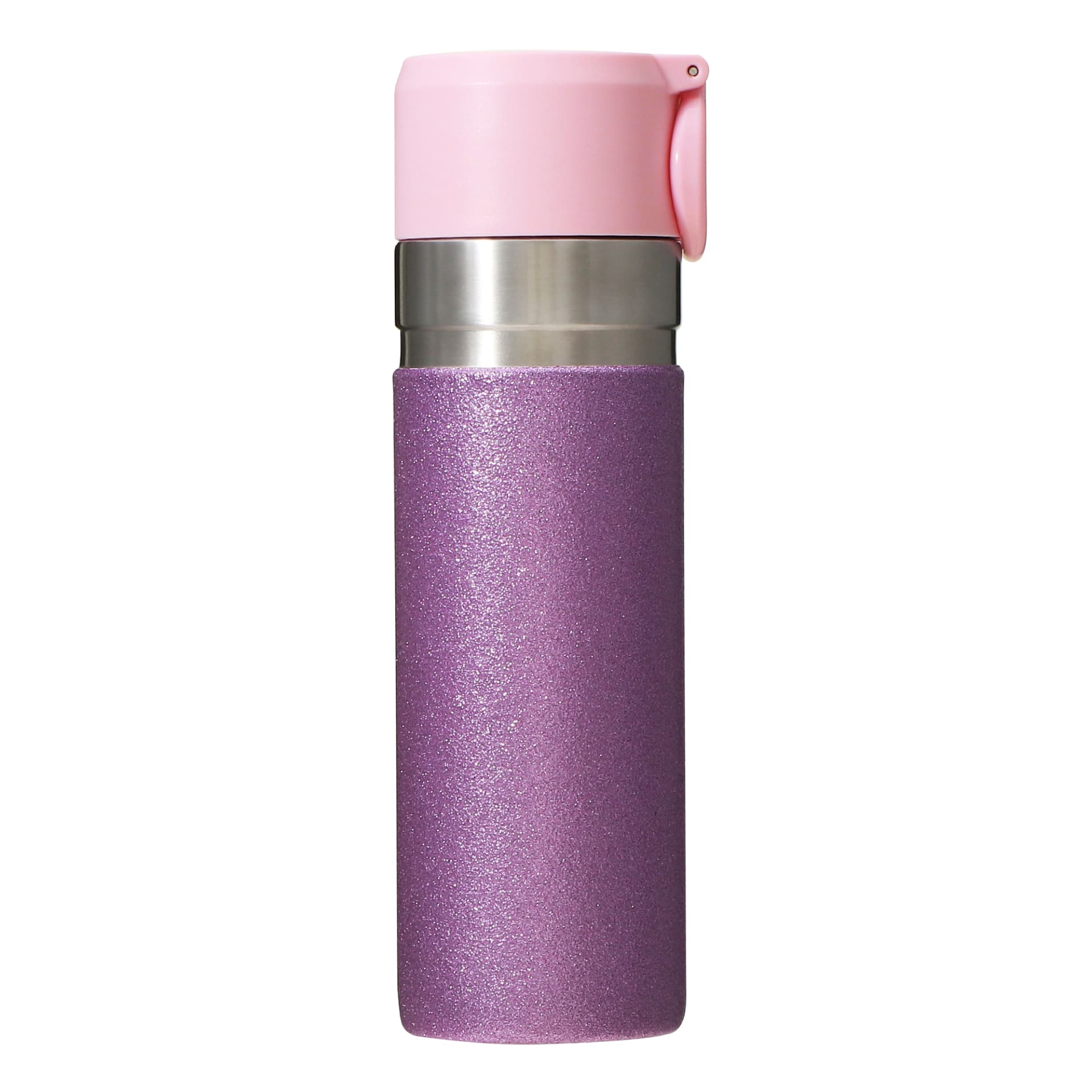「ステンレスボトルSTANLEYグリッターパープル473ml」（5300円）