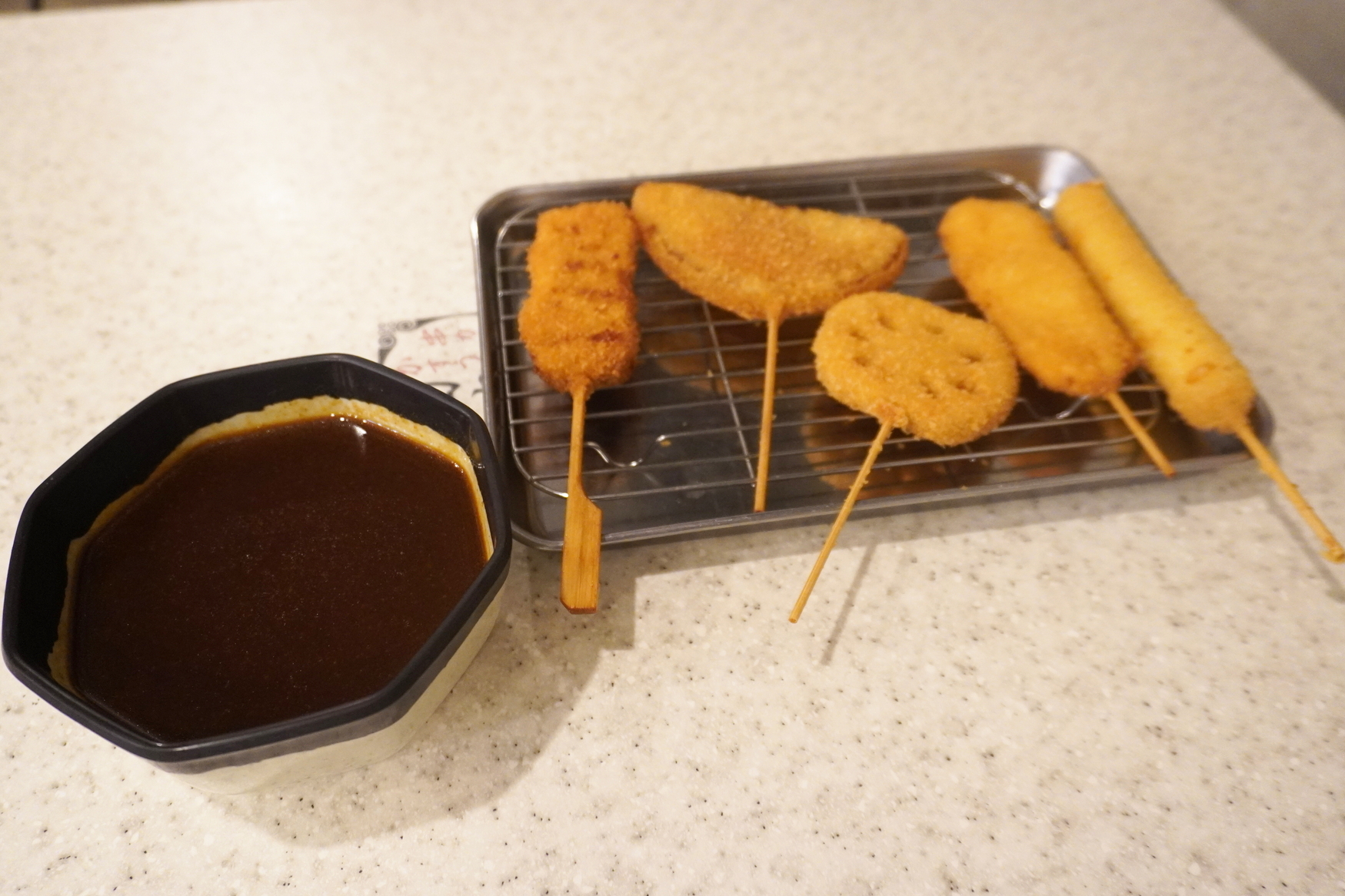 串カツ5本＆アパ社長カレーソースセット