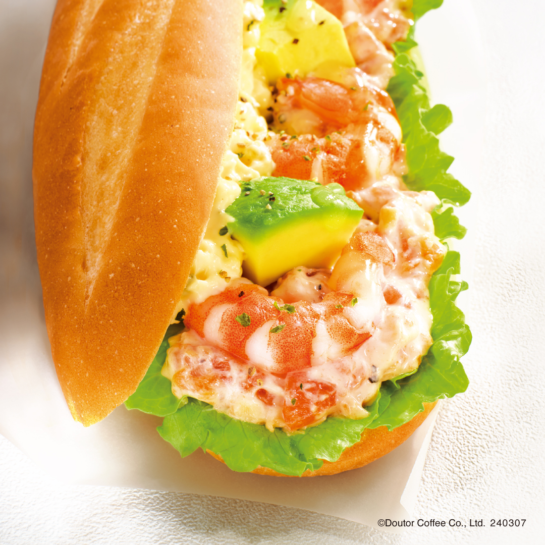 ミラノサンドB エビ・アボカド・サーモン～タルタルソース仕立て～