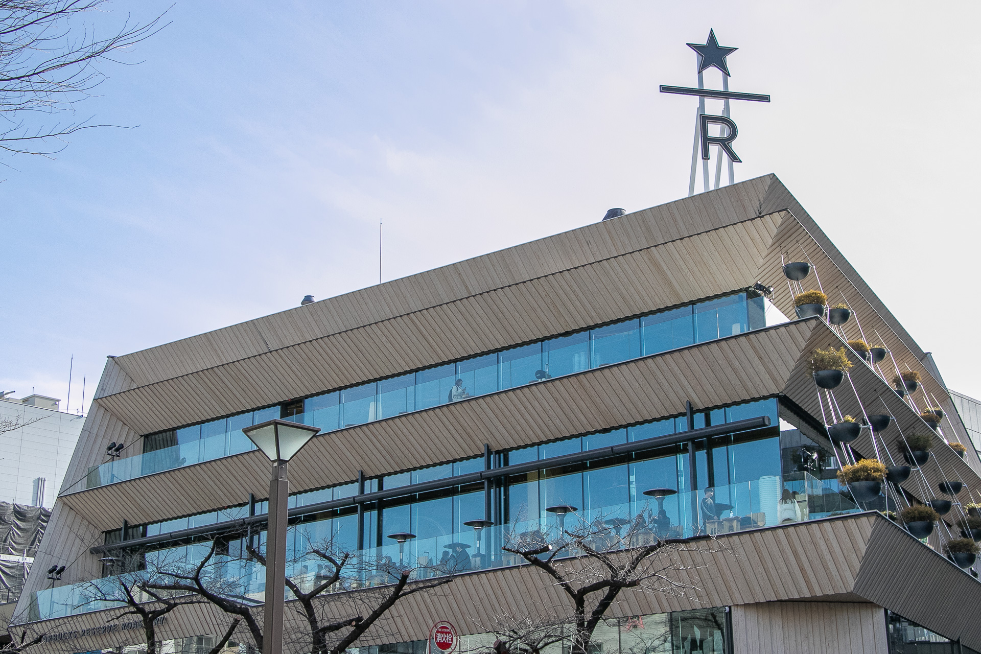 人気のテラス席