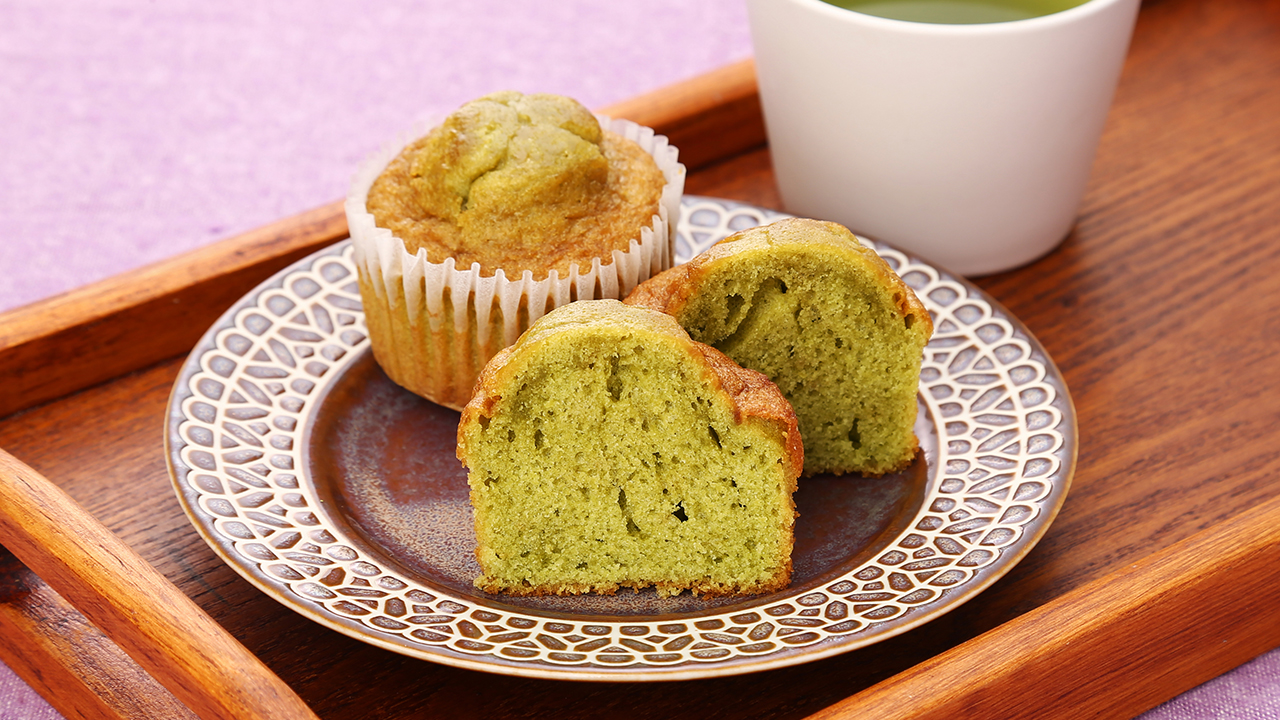 「しっとり宇治抹茶マフィン」（130円）