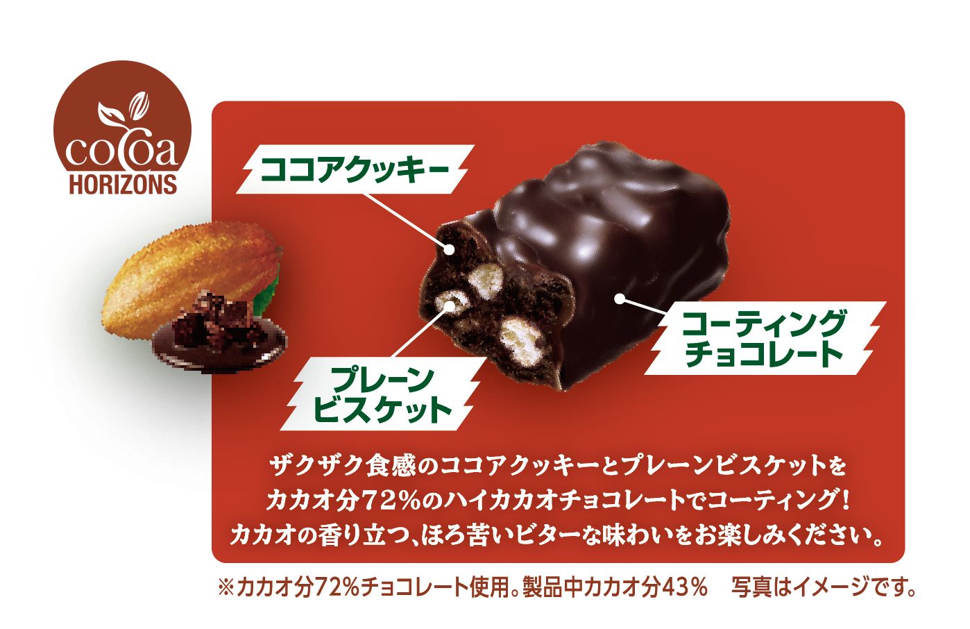 ブラックサンダーミニバー カカオ72％