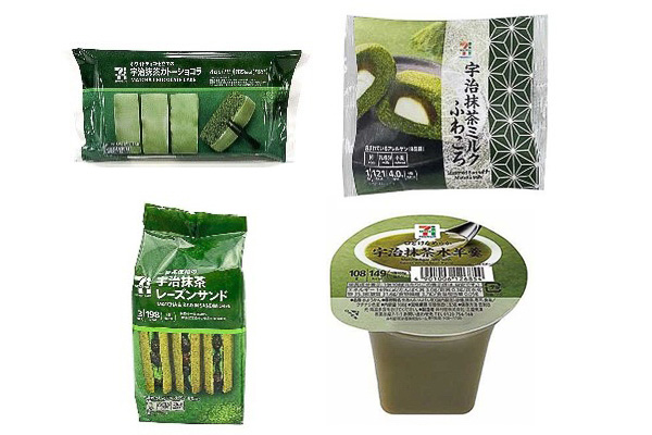 セブン-イレブン 宇治抹茶を使った菓子4商品