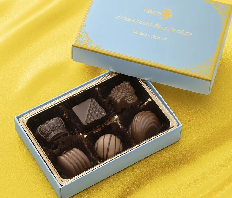 「メリーチョコレート アソルティモンドショコラ 6個」（864円）