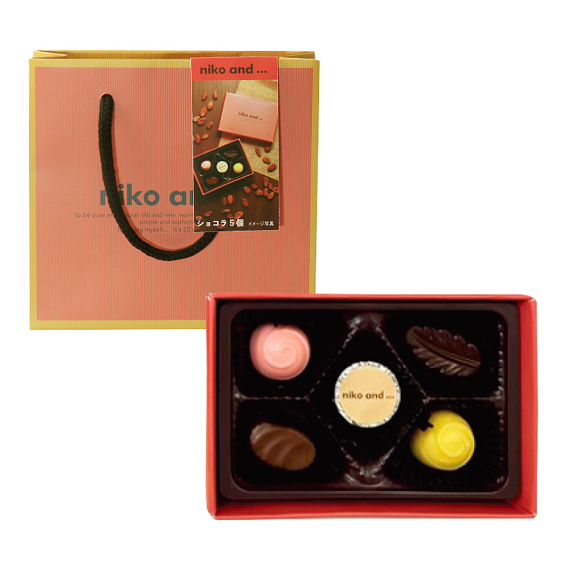 「ニコアンド ショコラ5個」（750円）