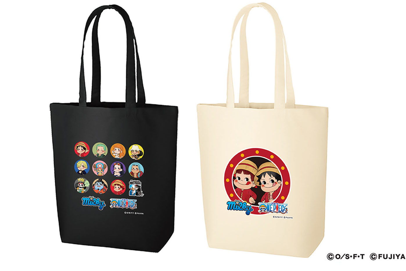 「不二家×ONE PIECE」トートバッグ