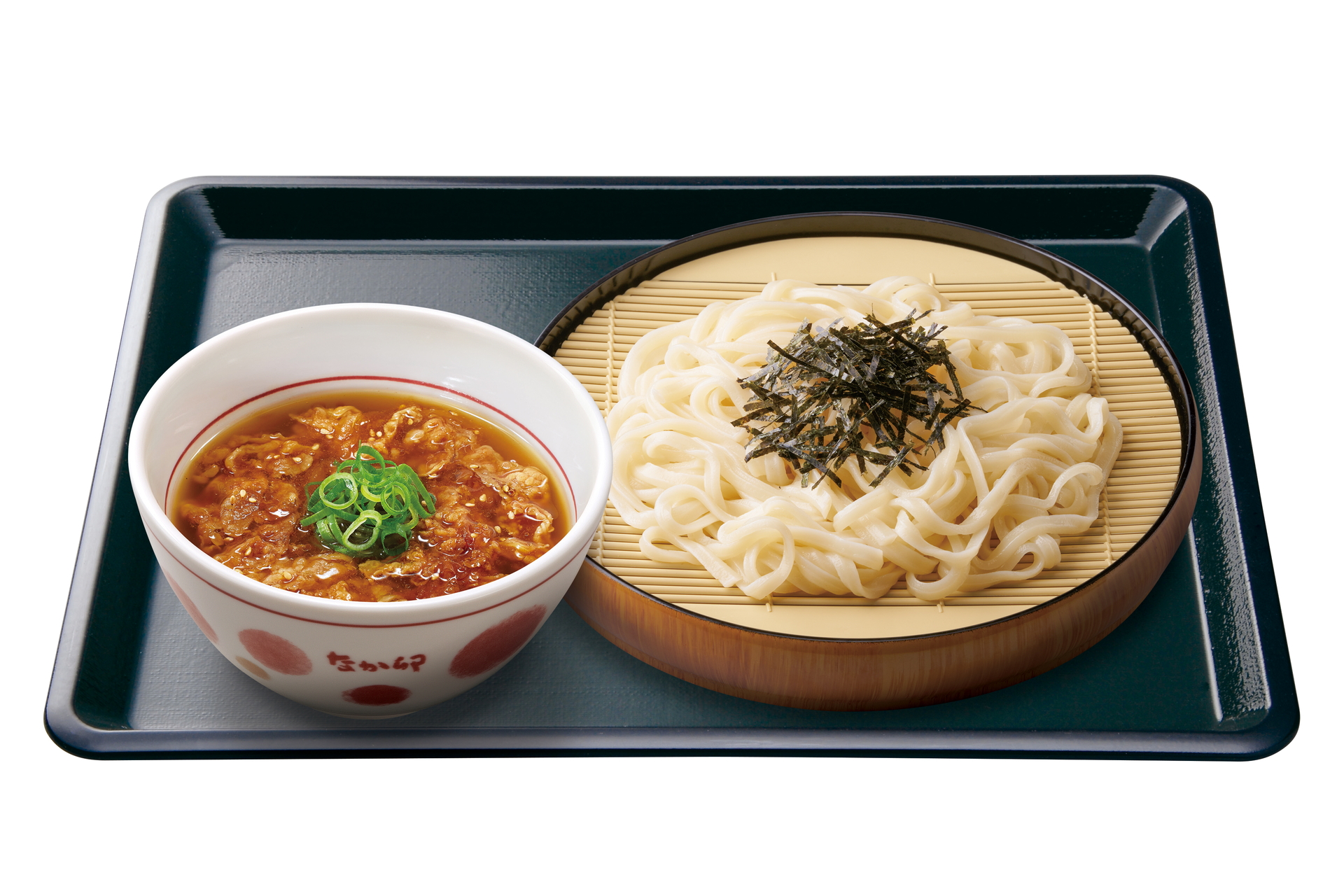 なか卯「牛肉たっぷりつけうどん」