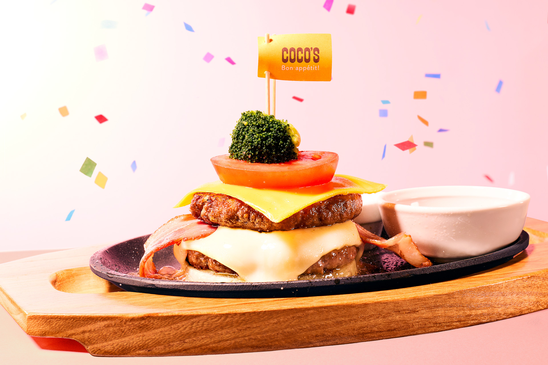 「ダブルマウンテンハンバーグ」（1199円）