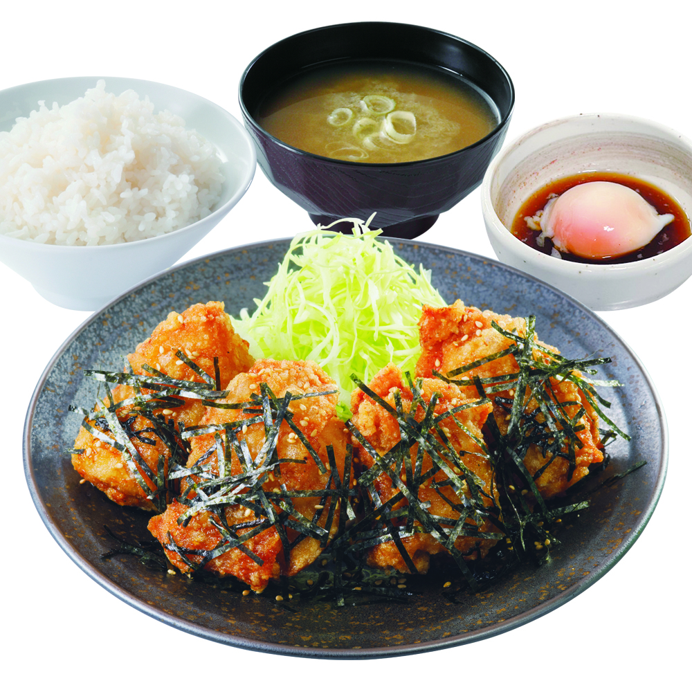 「温玉つけから定食」（704円）