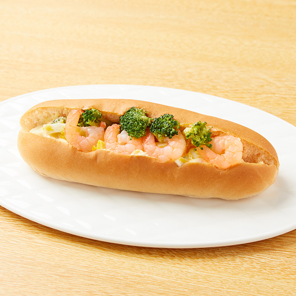 食物繊維が摂れる！海老とブロッコリーロール