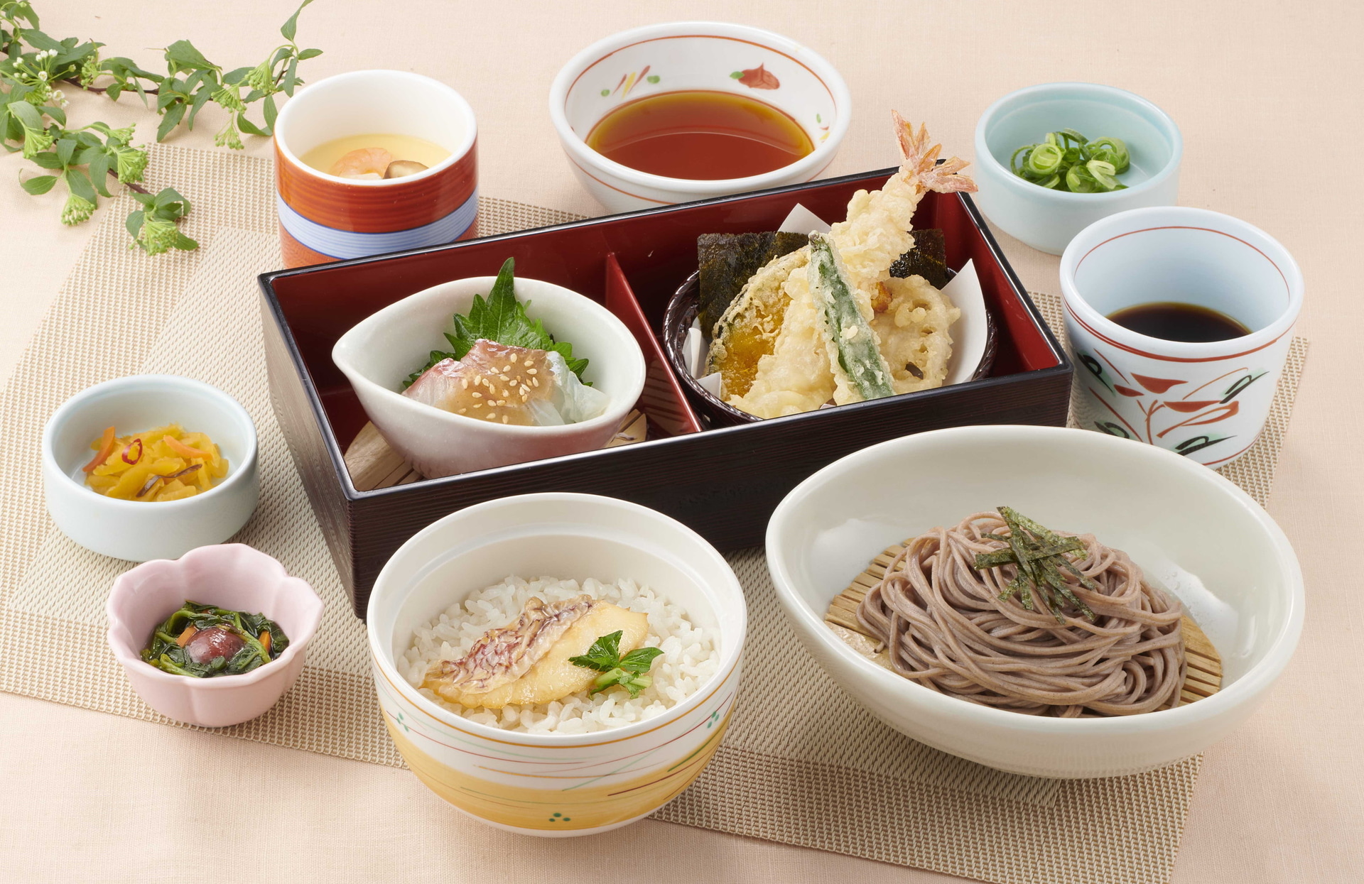 松山風ミニ鯛めし膳