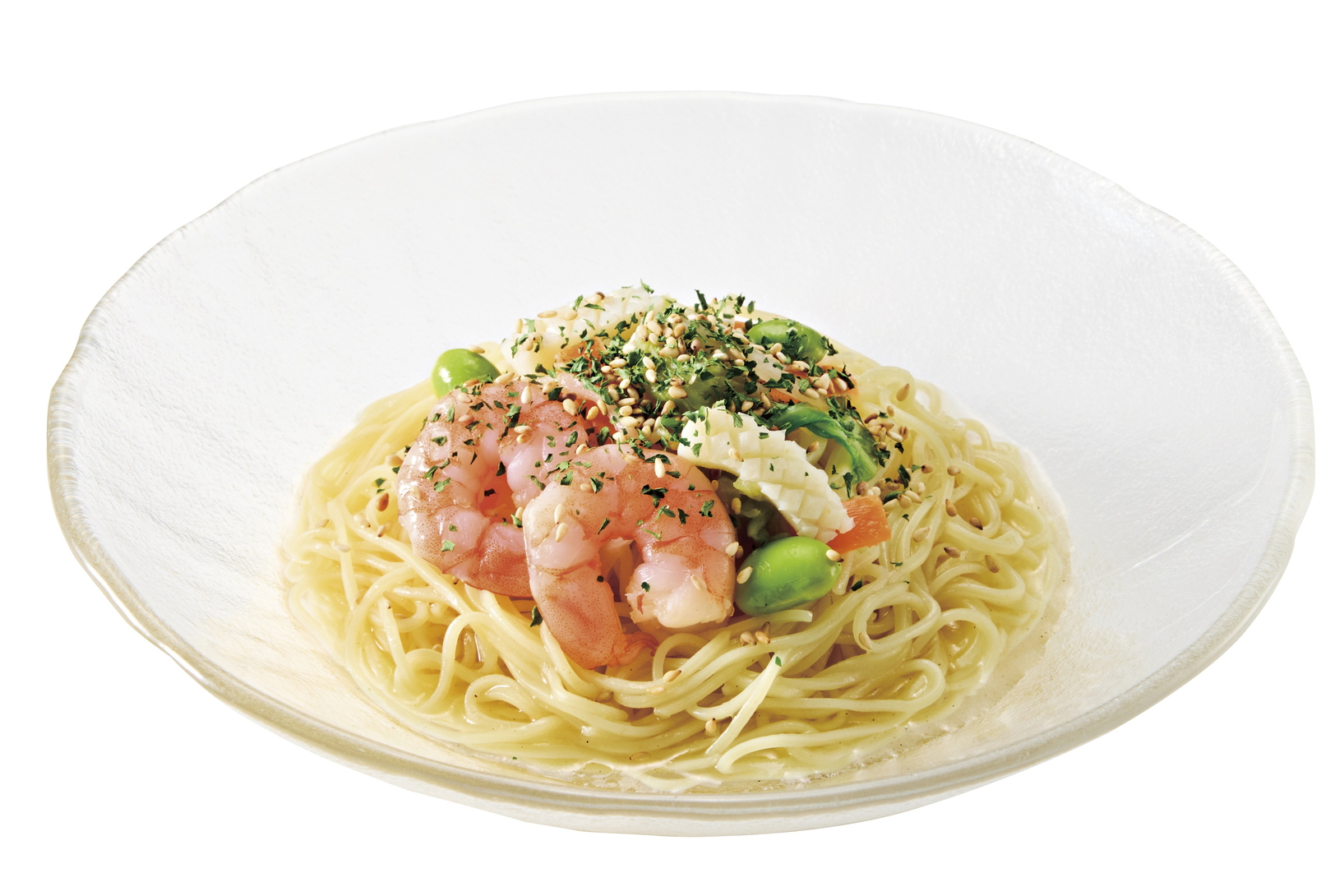「瀬戸内レモン海鮮野菜涼風麺」（638円）