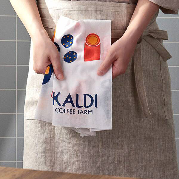 カルディコーヒーファーム「オリジナル 手ぬぐい」