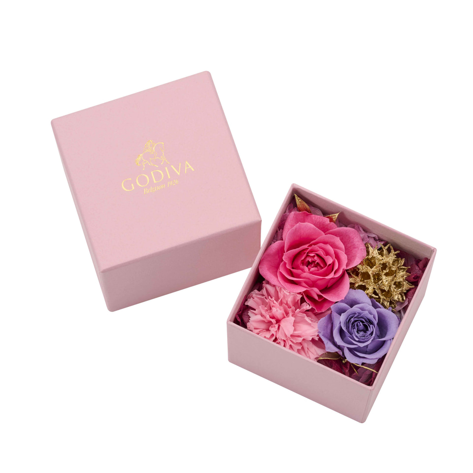 ゴディバ「母の日ギフト」“ステンレスボトル/ハンカチ/お花のセット