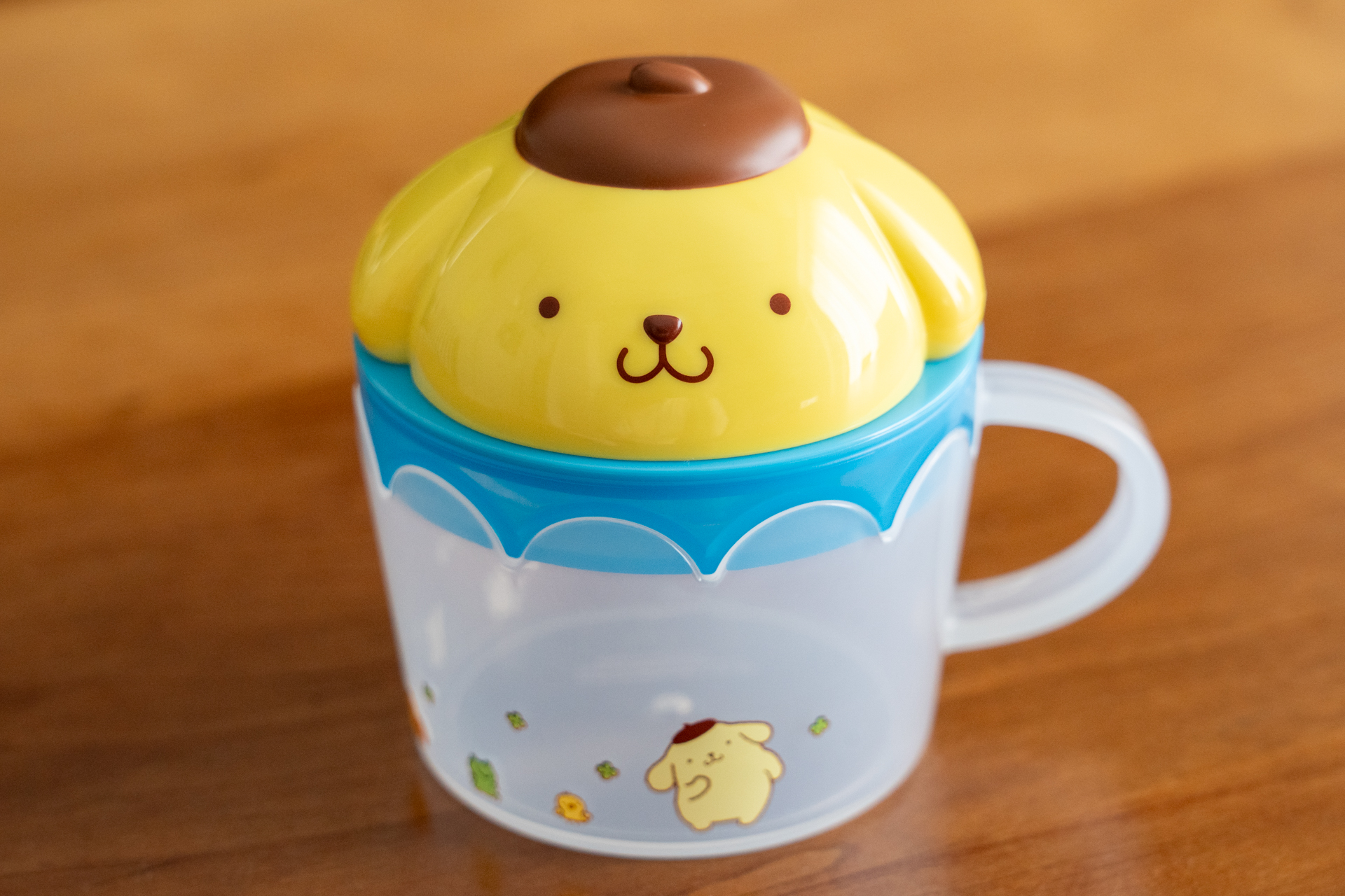 顔だけポムポムプリンは蓋部分