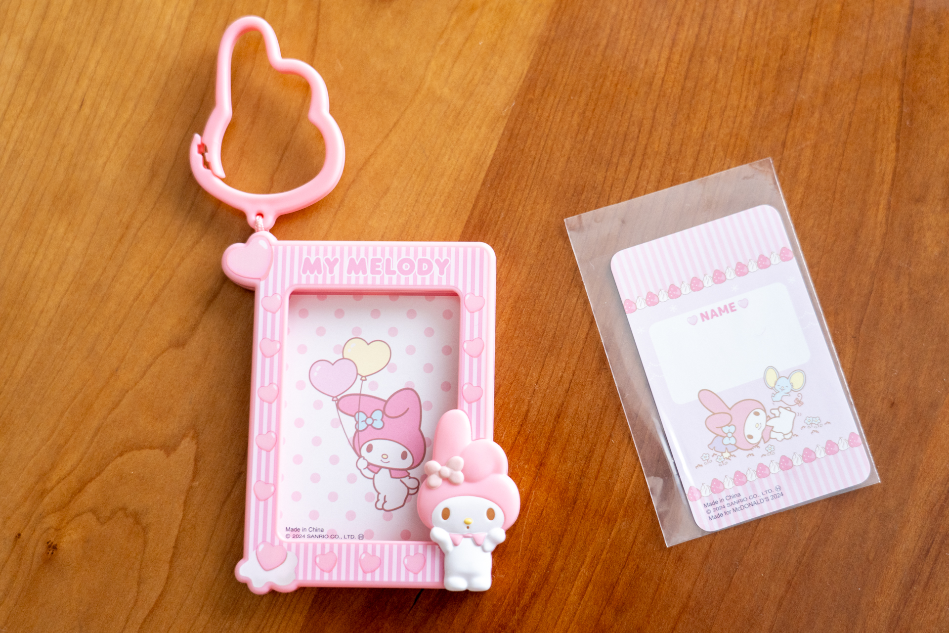 付属のカード付き