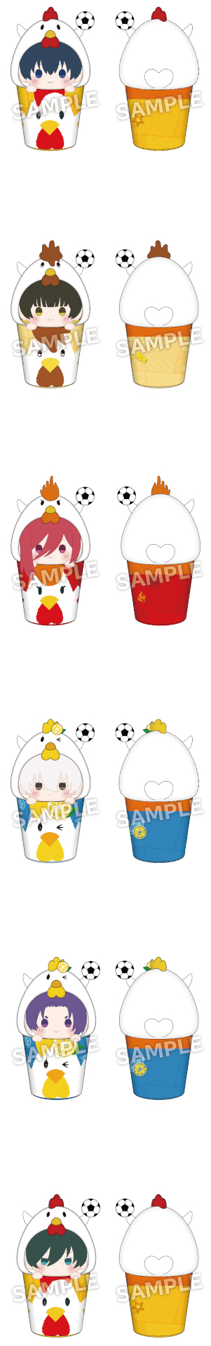 なりきり！からあげクンぬいぐるみ（全6種）