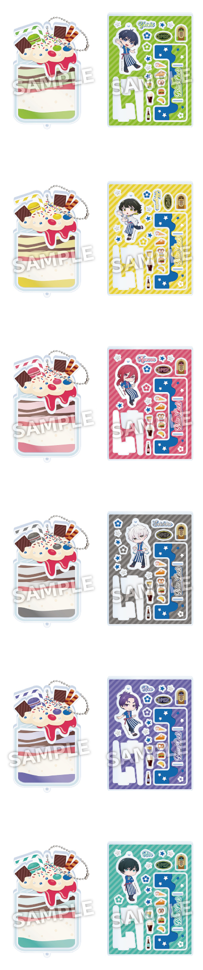 アクリルデコフレーム（全6種）