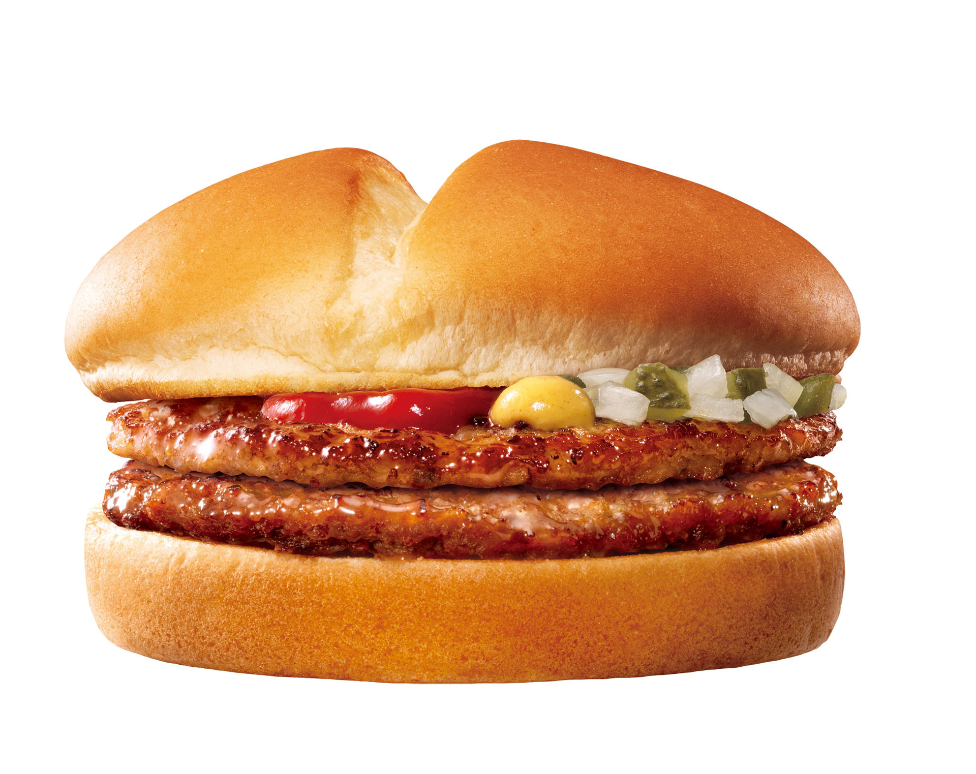 ダブルパティハンバーガー（320円）