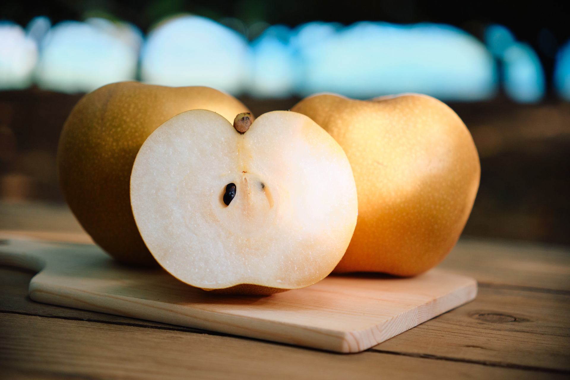 青果として出荷される浜なし